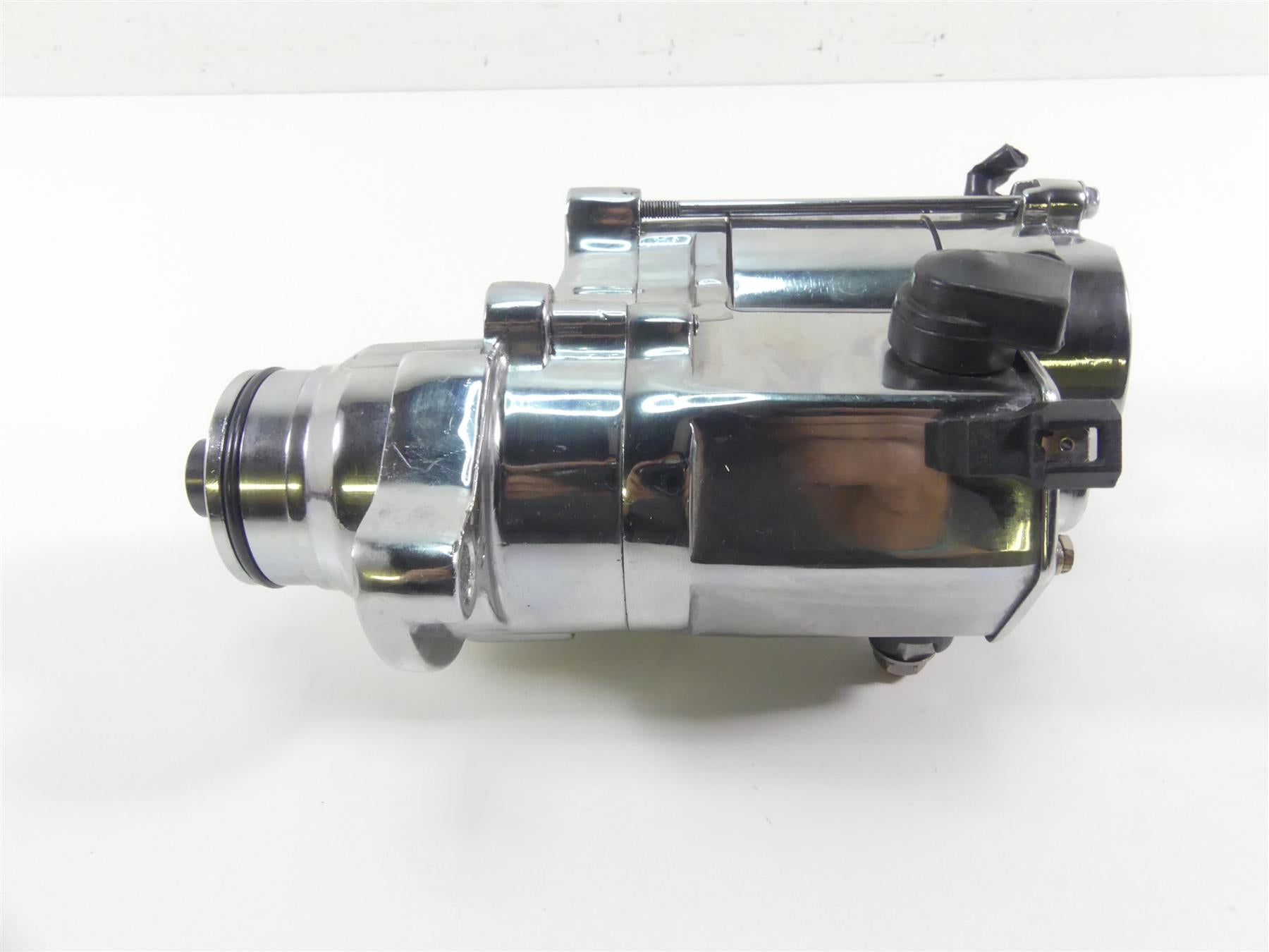 2008 Harley Softail FLSTSB Cross Bones Chrome Engine Starter Motor 31618-06A {{ shop.shopifyCountryName }} - Mototech271