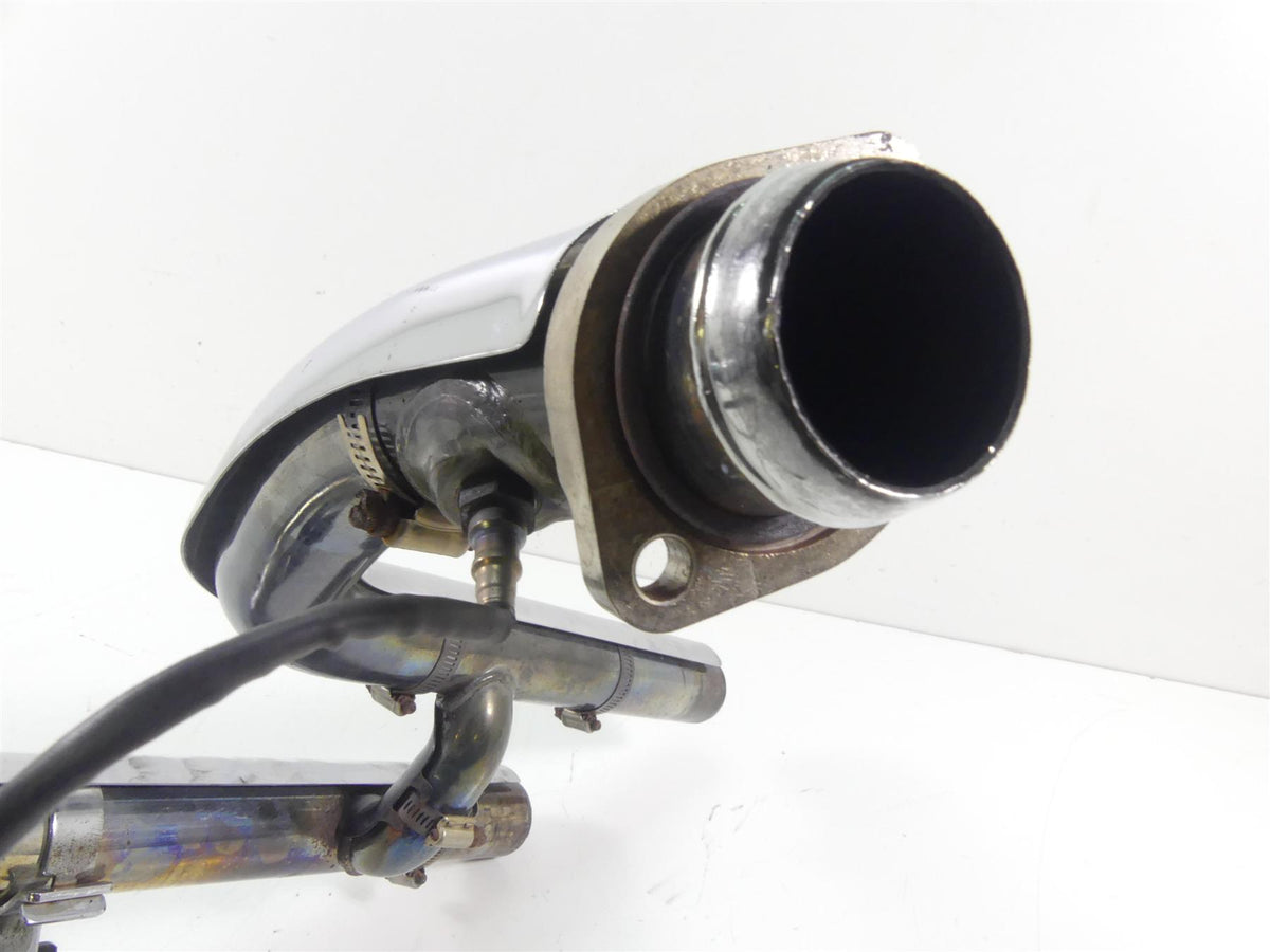 2016 Harley FLS Softail Slim Exhaust Manifold Header Chrome Pipes Set 65600049 {{ shop.shopifyCountryName }} - Mototech271