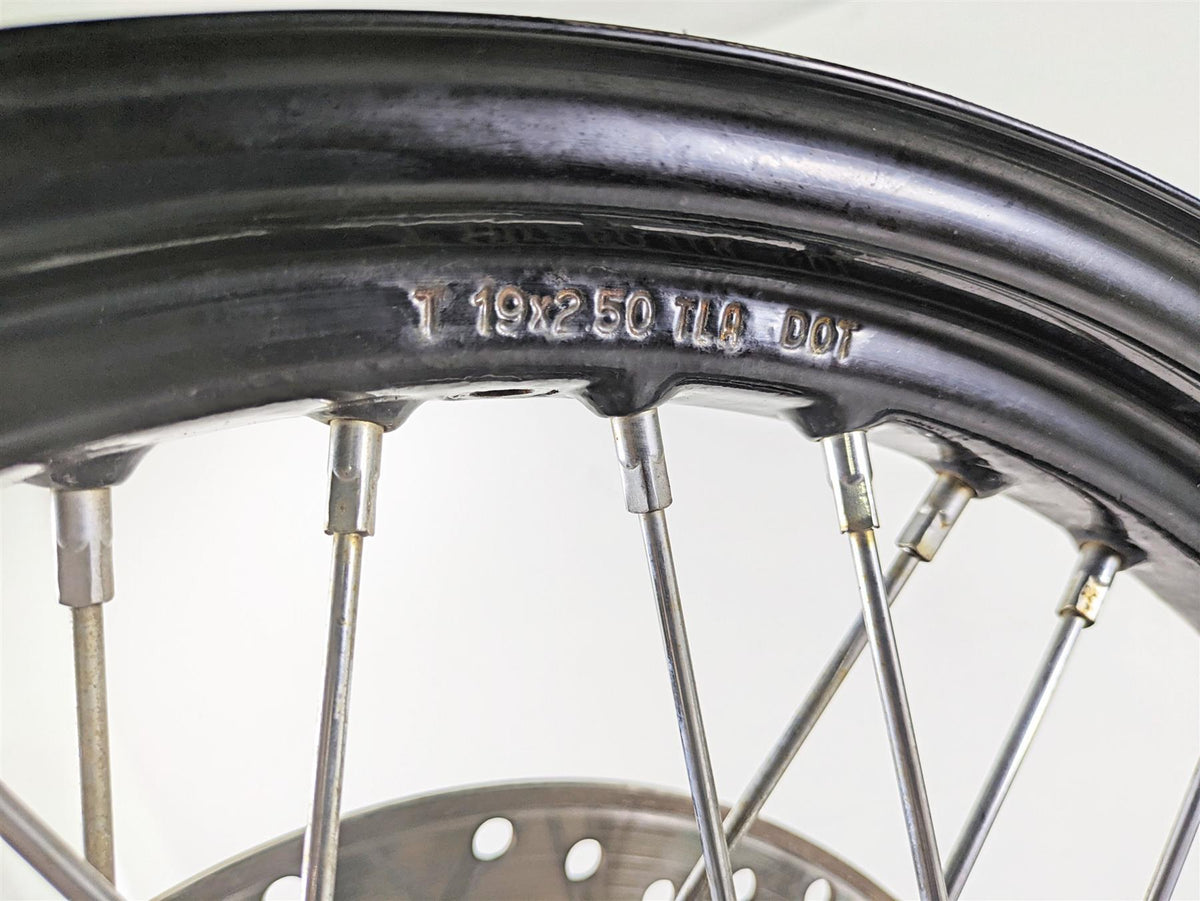 2010 Harley Dyna FXDB Street Bob 19x2.5 Front Wheel Spoke Rim - Runout 41425-09 {{ shop.shopifyCountryName }} - Mototech271