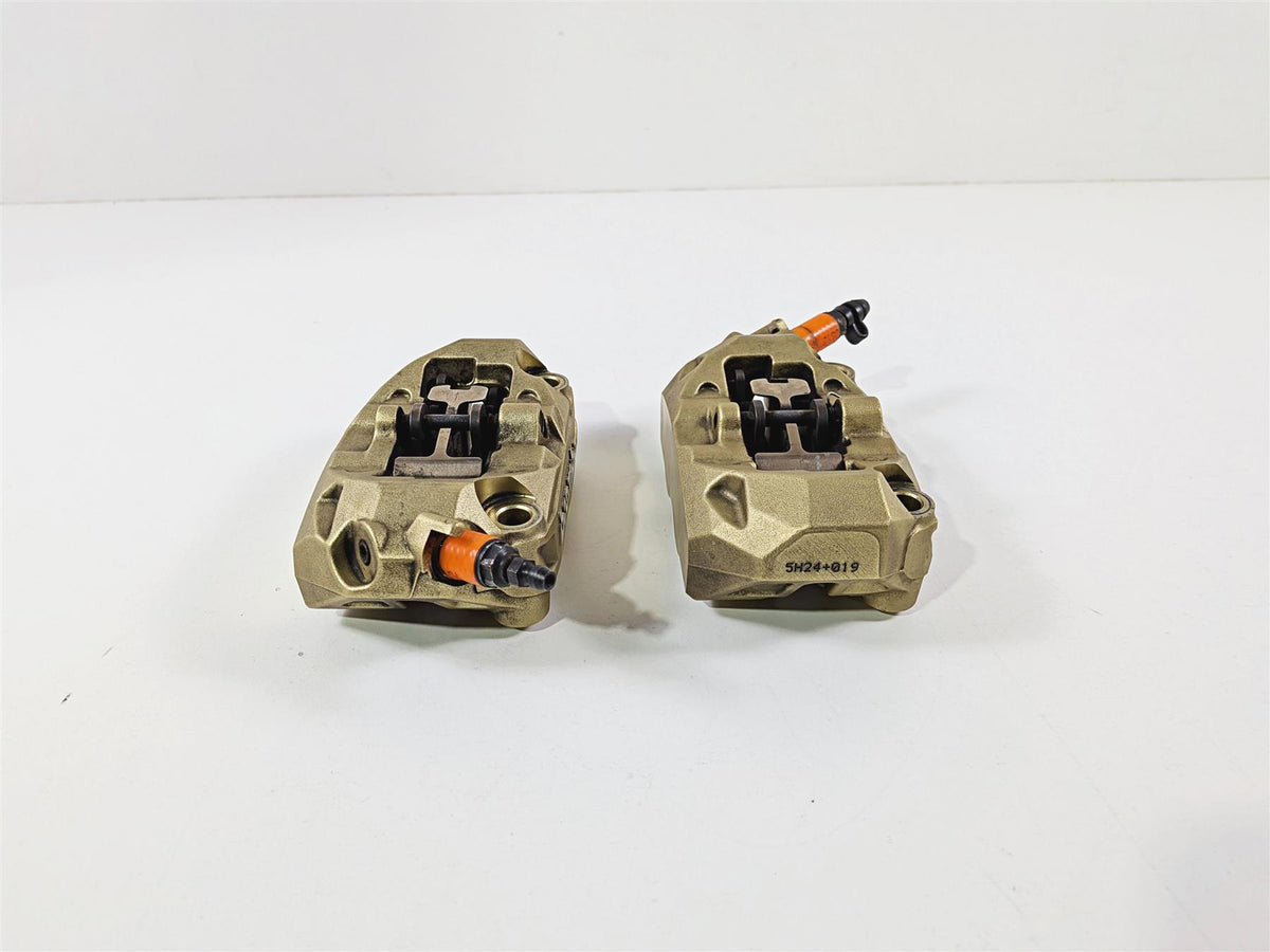 2016 Aprilia RSV 1100 Tuono V4 Factory Gold Brembo 100mm Front Brake Calipers {{ shop.shopifyCountryName }} - Mototech271
