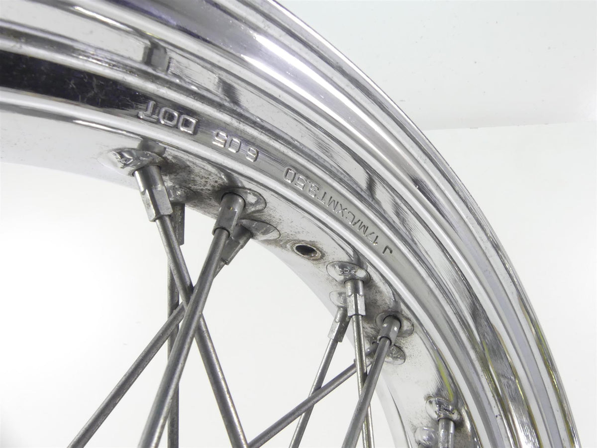 2005 Honda V-Twin VTX1800 S3 Front 17x3.5 Spoke Wheel Rim 44650-MCV-A11 {{ shop.shopifyCountryName }} - Mototech271