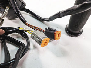 2006 Harley Sportster XL1200 Hand Control Switch + Chrome Button Set 71597-96B | Mototech271