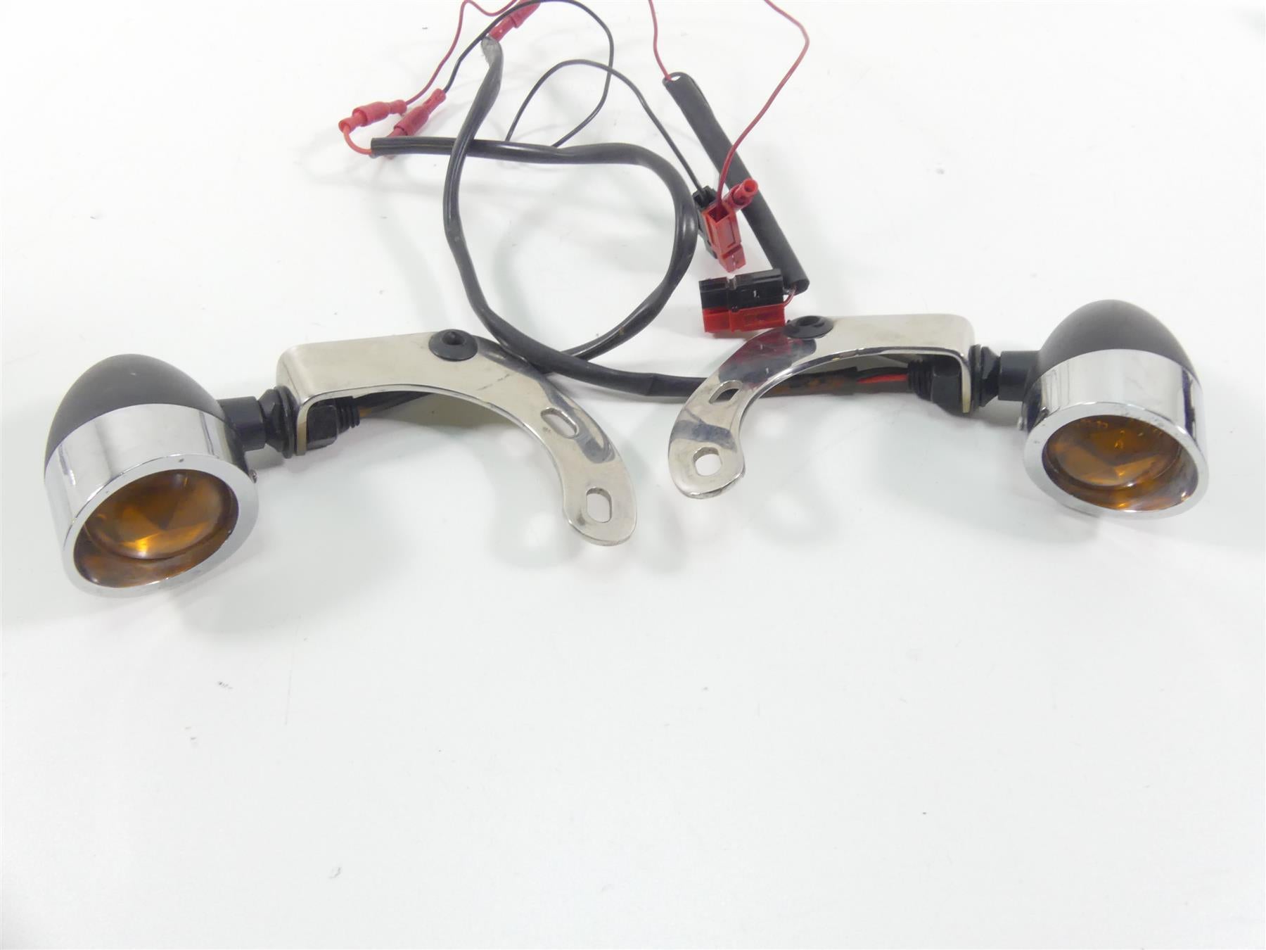 2002 Triumph Bonneville America Front Rear Aftermarket Blinker Turn Signal Set {{ shop.shopifyCountryName }} - Mototech271