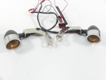 2002 Triumph Bonneville America Front Rear Aftermarket Blinker Turn Signal Set {{ shop.shopifyCountryName }} - Mototech271