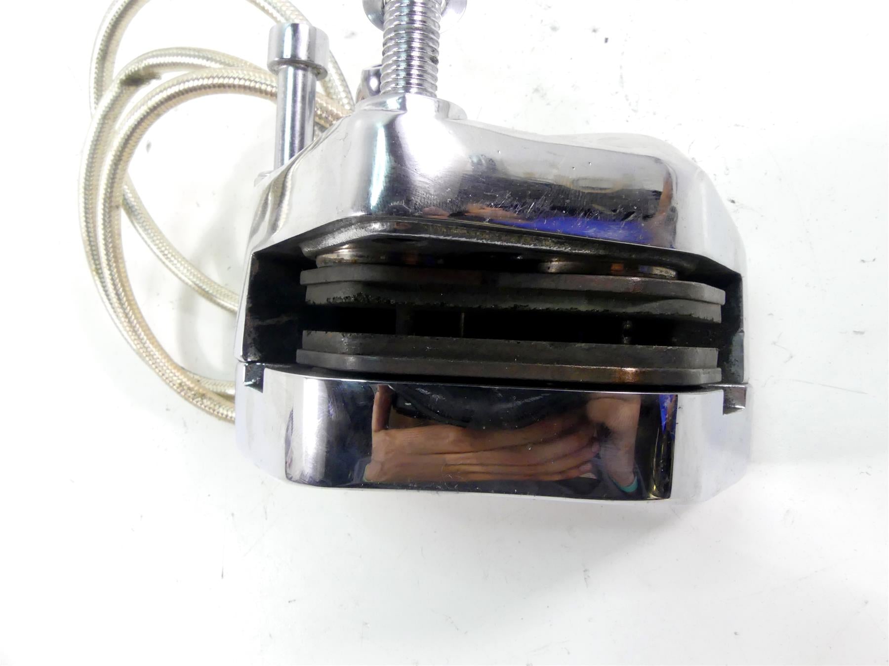 2017 Harley Softail FXSB Breakout Front Left Chrome Brake Caliper 44382-99C {{ shop.shopifyCountryName }} - Mototech271