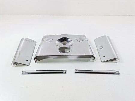 2005 Harley Softail FLSTFSE CVO Fat Boy Headlight Fork Chrome Cover Set 67889-91-Mototech271