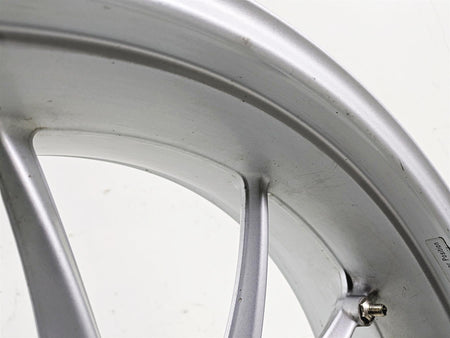 2019 BMW R1250RT K52 Straight Rear Wheel Rim Silver 17x5.5 36317727235 {{ shop.shopifyCountryName }} - Mototech271