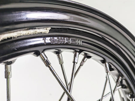 2017 Harley FLS Softail Slim Straight 16x3 Spoke Rear Wheel Rim 55109-12 {{ shop.shopifyCountryName }} - Mototech271