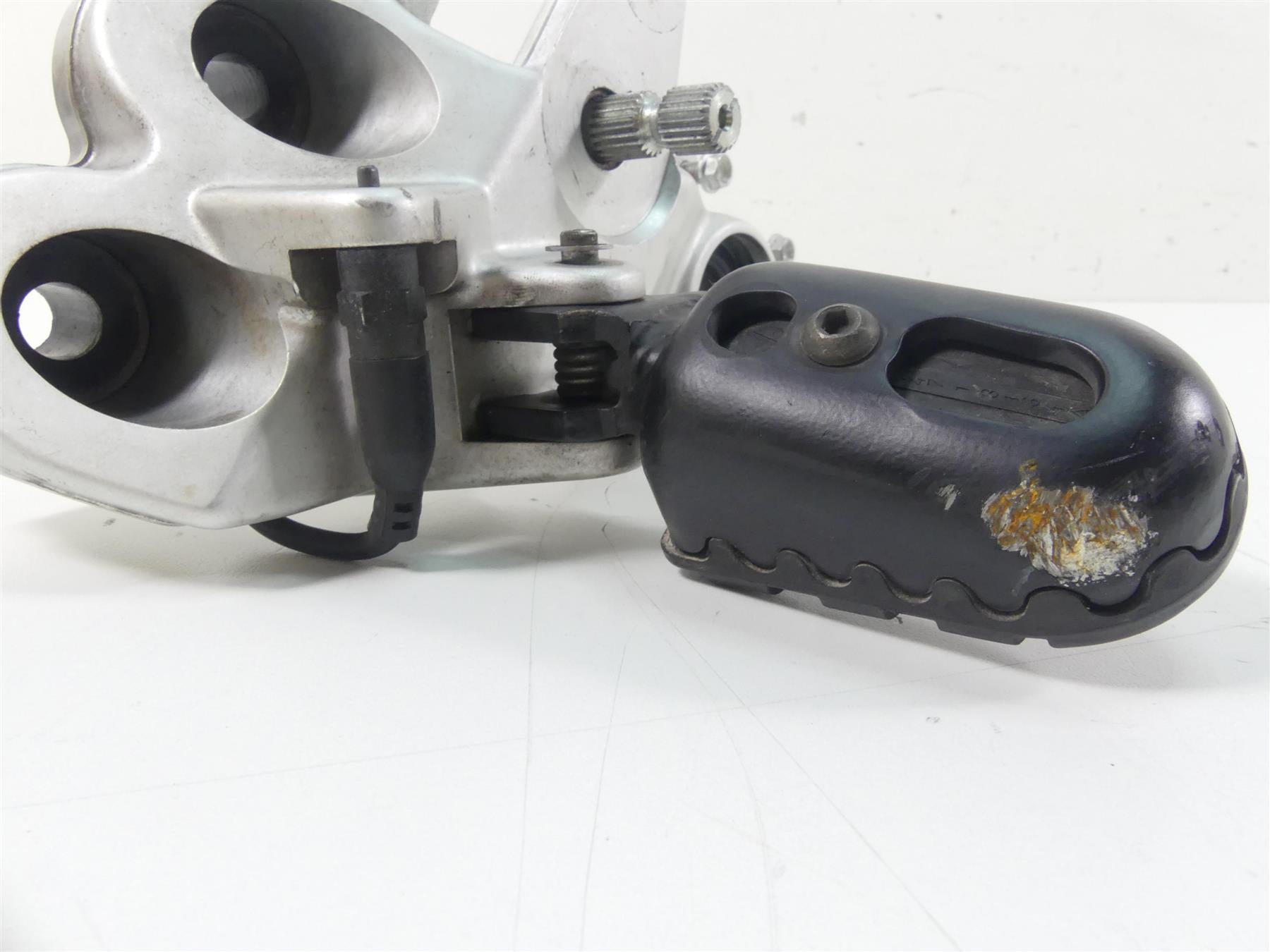 2008 Ducati Hypermotard 1100 Front Right Footpeg Foot Peg + Mount 82420711A {{ shop.shopifyCountryName }} - Mototech271