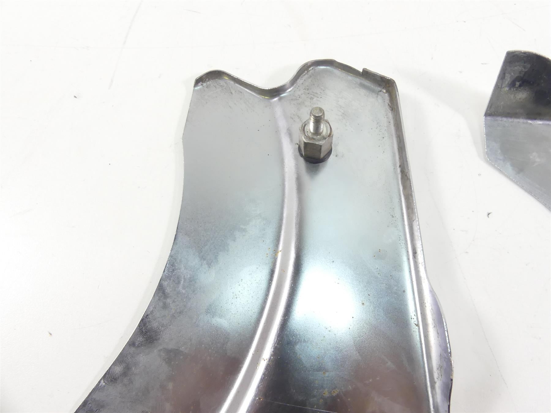 2001 Moto Guzzi California Sp 1100 Front Frame Chrome Neck Cover Set GU03979140 {{ shop.shopifyCountryName }} - Mototech271