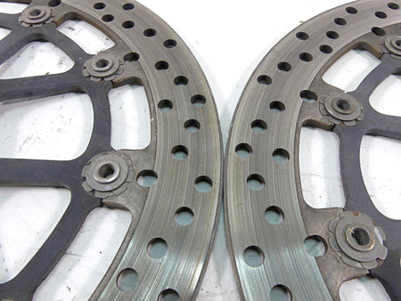 2013 Ducati Diavel Red Front Brembo Brake Disc Rotor Set 49241011A {{ shop.shopifyCountryName }} - Mototech271