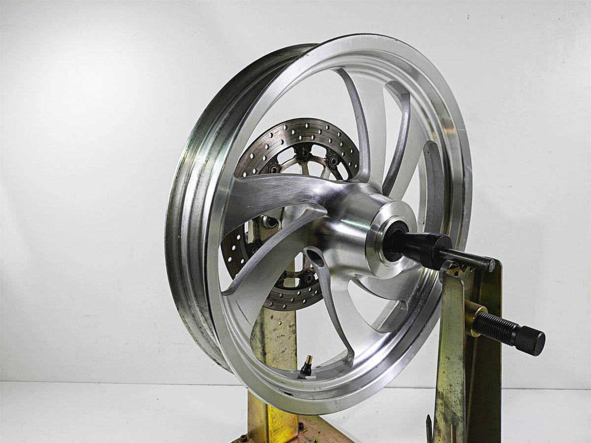 2004 Victory Kingpin Straight 18x3 Cast Front Wheel Rim 1520617 2874707 1520630 {{ shop.shopifyCountryName }} - Mototech271