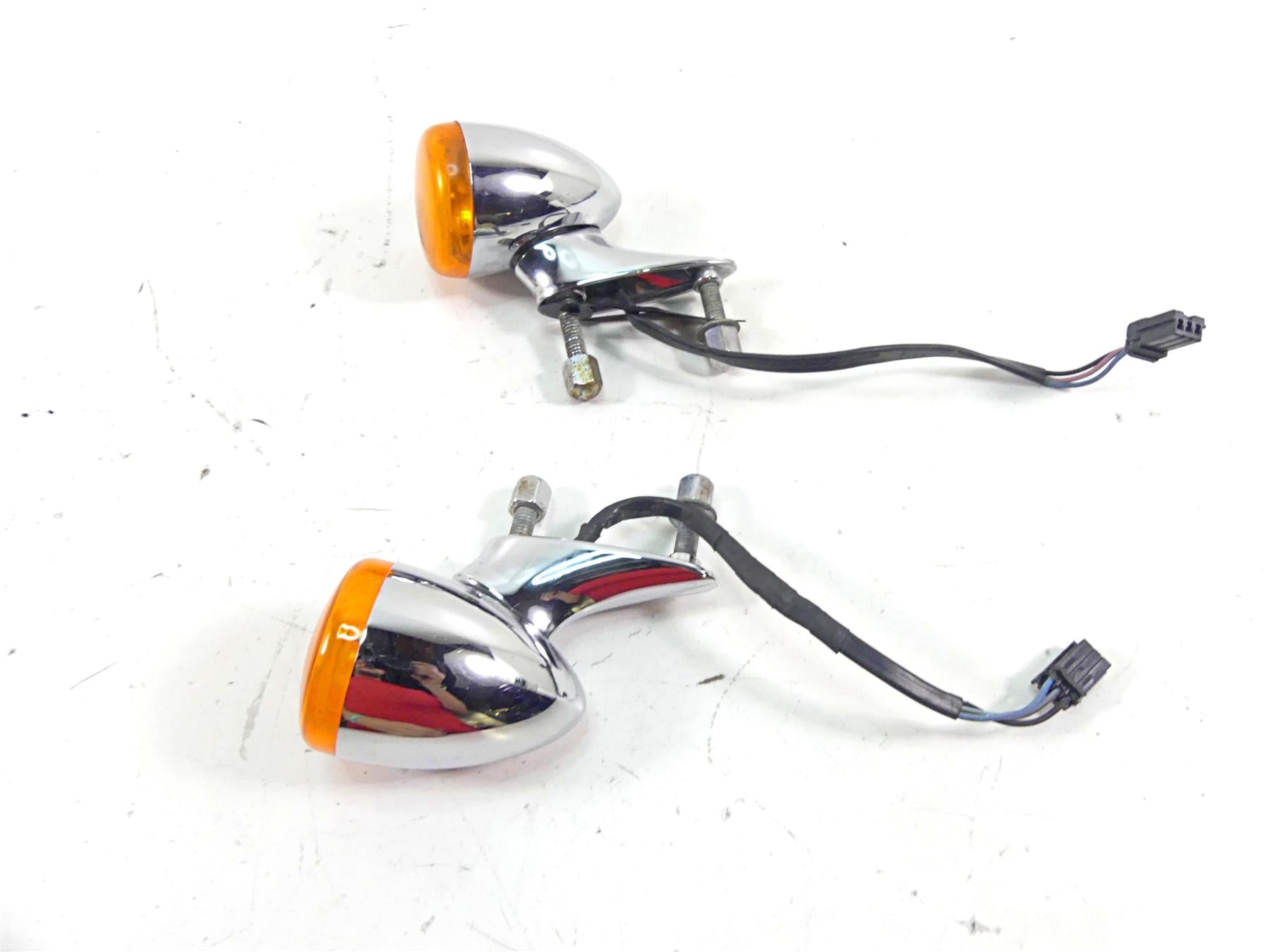 2011 Harley Touring FLTRX Road Glide Front Blinkers & Mounts Set -Read 69272-05 {{ shop.shopifyCountryName }} - Mototech271