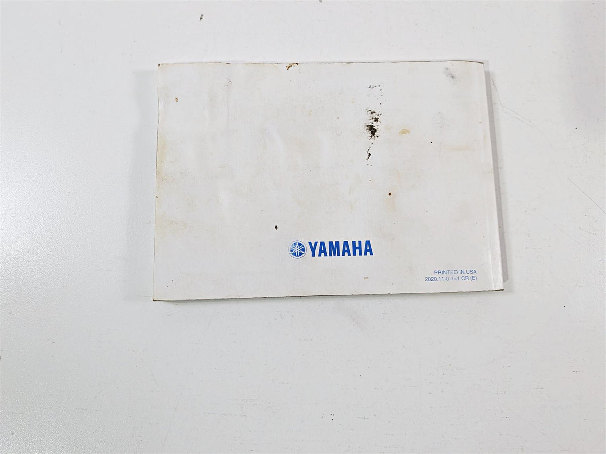 2021 Yamaha YXZ1000R EPS SS SE Owners Manual BAS-F8199-11 {{ shop.shopifyCountryName }} - Mototech271