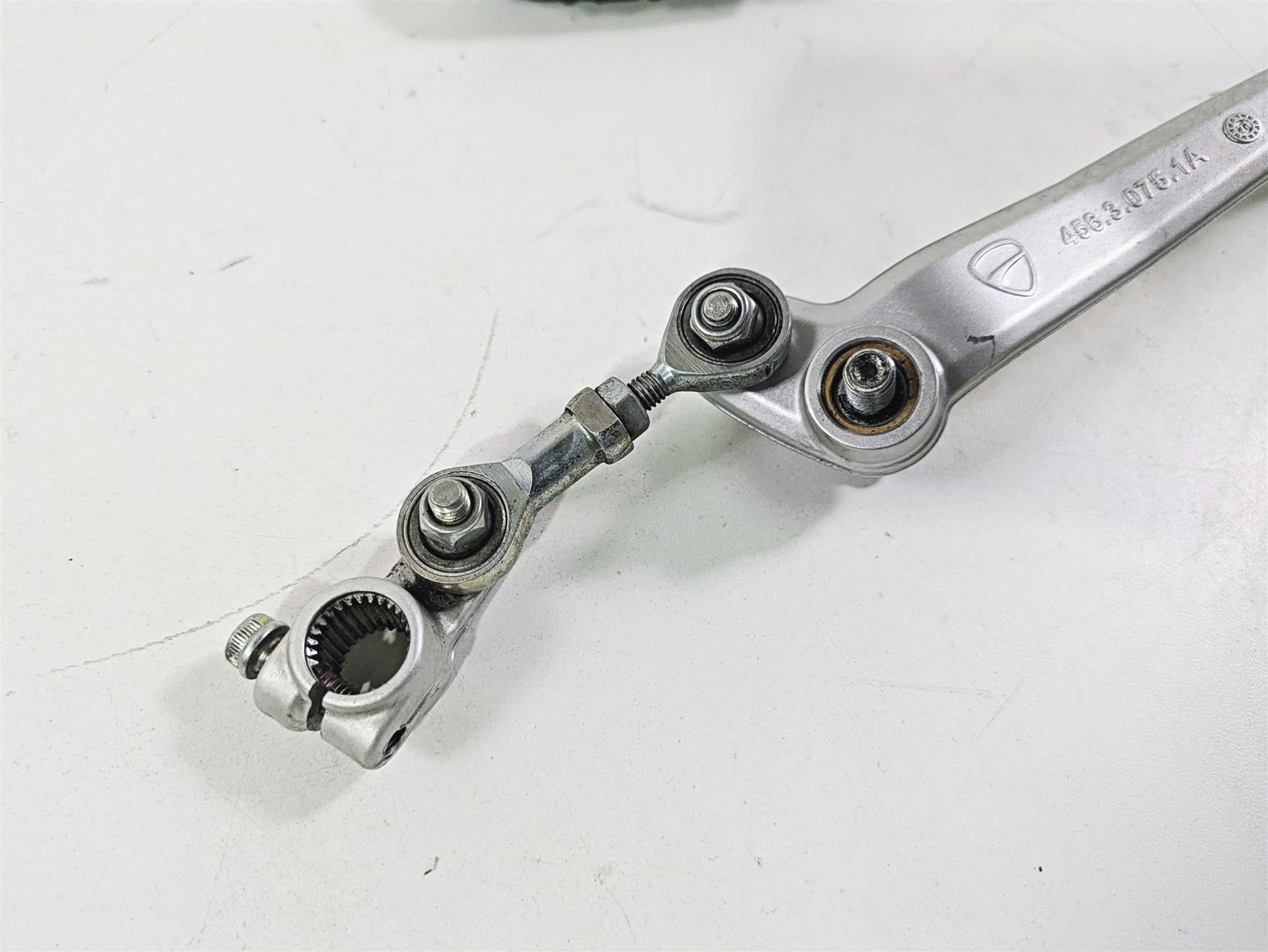 2015 Ducati Hypermotard 821 SP Left Foot Peg & Shift Lever 82412111AA 45630751BA {{ shop.shopifyCountryName }} - Mototech271
