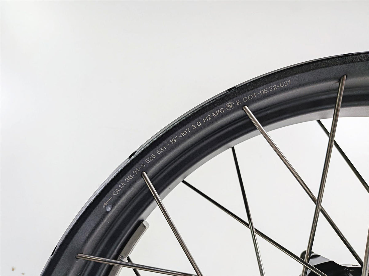 2023 BMW R nineT Scrambler K23 19x3 Cross Spoke Front Wheel Rim 36318562512 {{ shop.shopifyCountryName }} - Mototech271