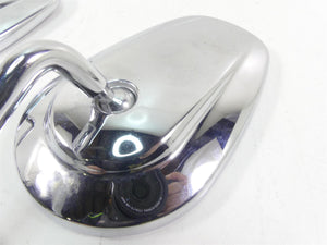 2014 Harley Touring FLHTK Electra Glide Rear Chrome View Mirror Set 91845-03B