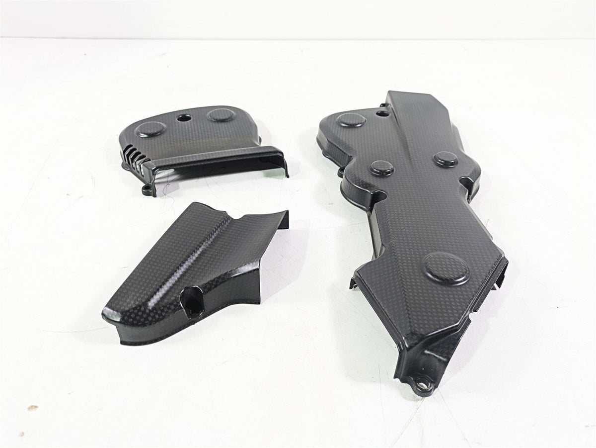 2015 Ducati Hypermotard 821 SP Carbon Fiber Timing Cover Set 24511411A 24511101B {{ shop.shopifyCountryName }} - Mototech271