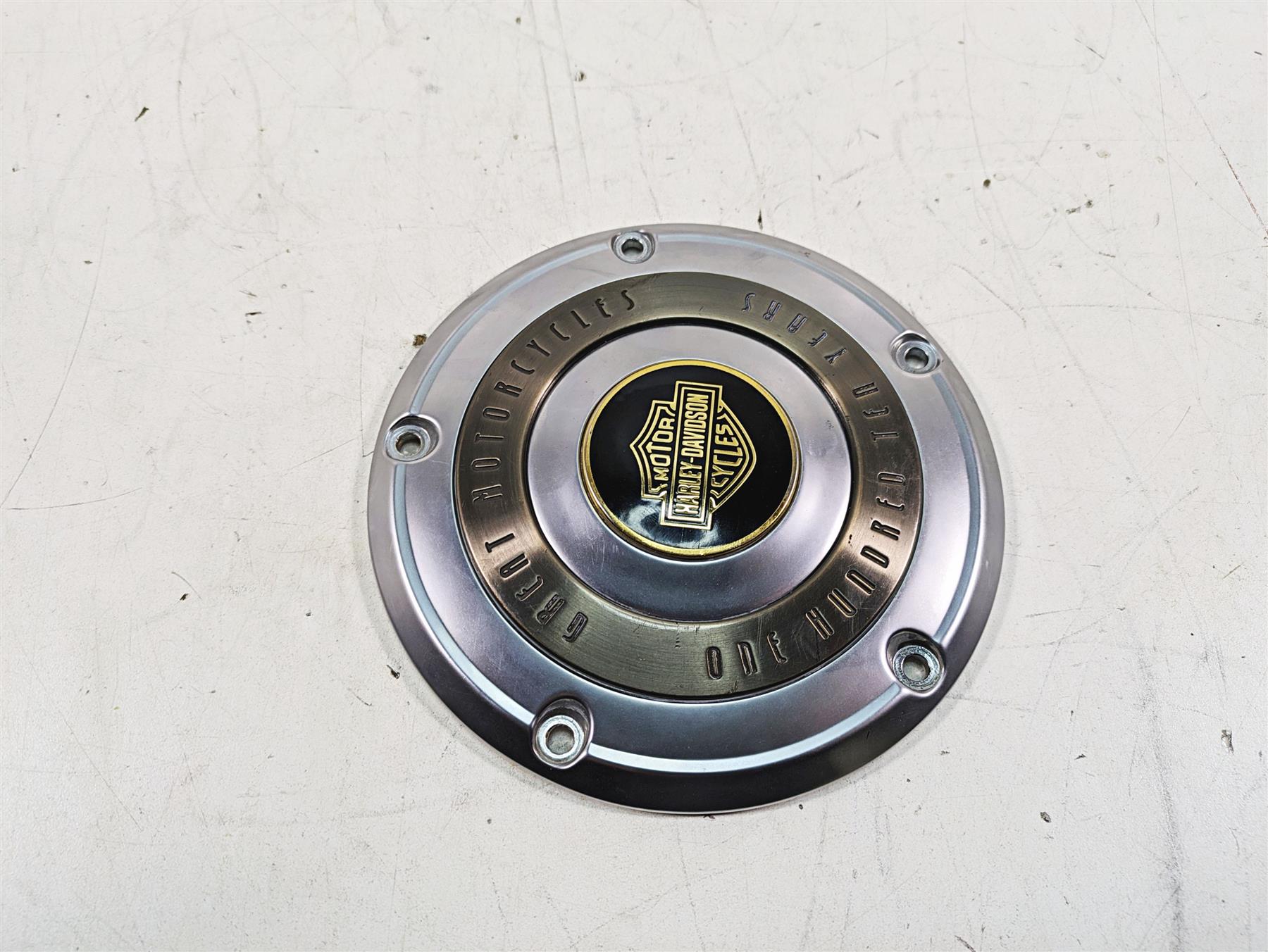 2013 Harley Softail FLSTFB Fat Boy Lo 100 Annivers. Derby Clutch Cover 25700188 {{ shop.shopifyCountryName }} - Mototech271