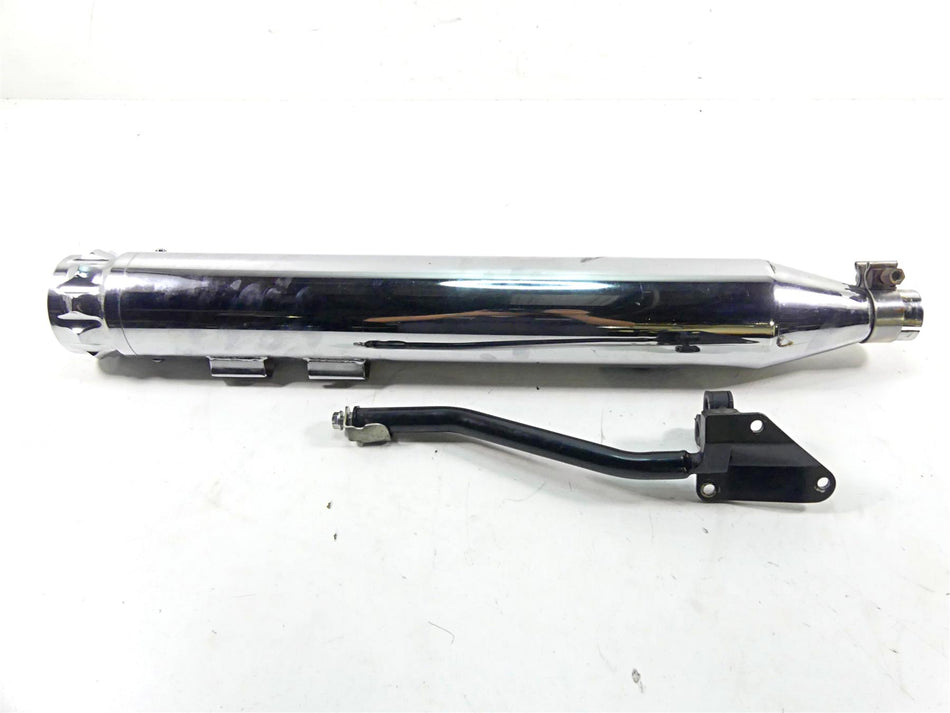 2015 Harley VRSCF Muscle V-Rod Left Exhaust Slip On Muffler + Mount 65616-09 {{ shop.shopifyCountryName }} - Mototech271
