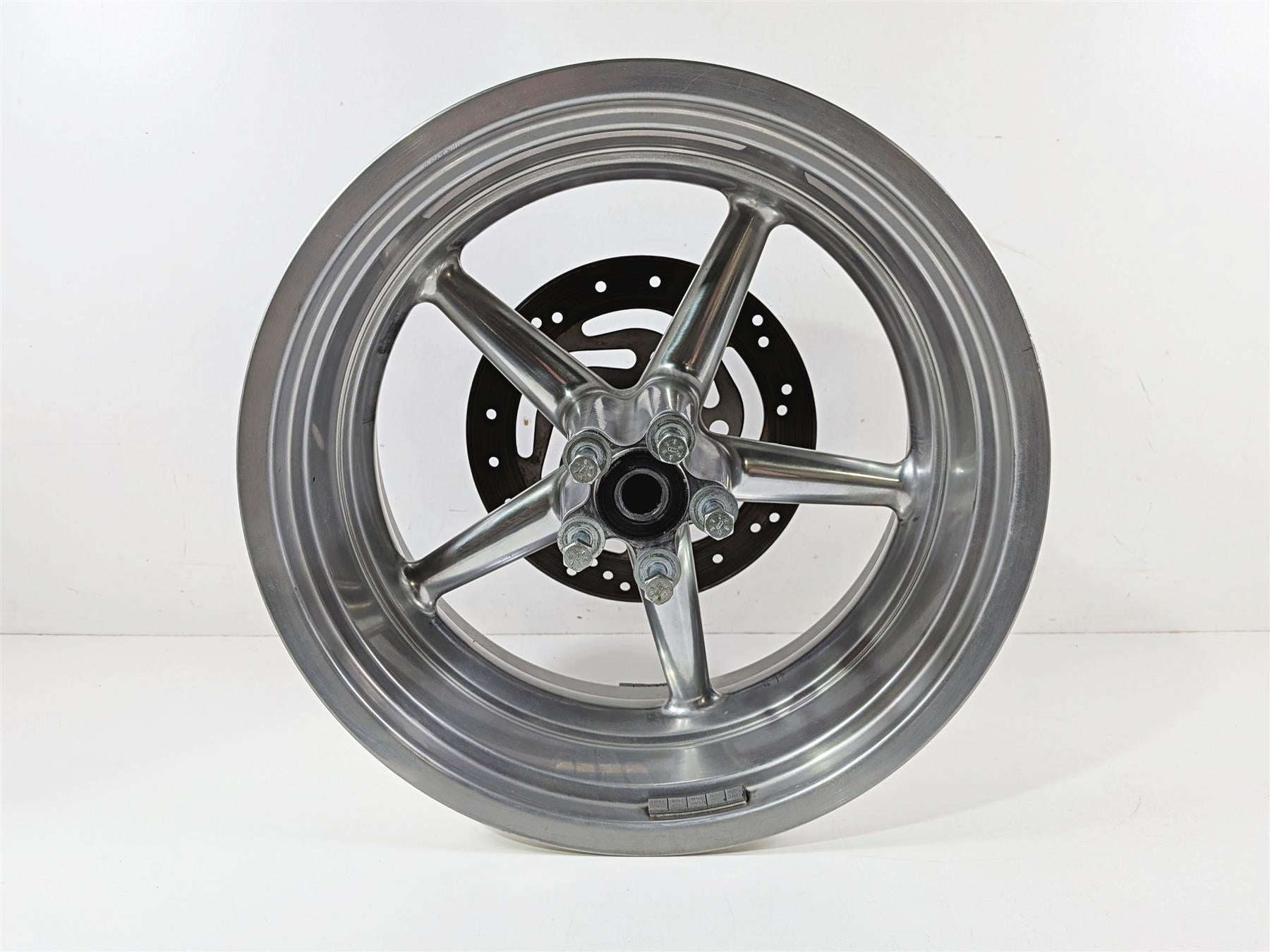 2009 Harley FXCWC Softail Rocker Straight 18x8 Rear Wheel Rim - Runout 41501-08 {{ shop.shopifyCountryName }} - Mototech271