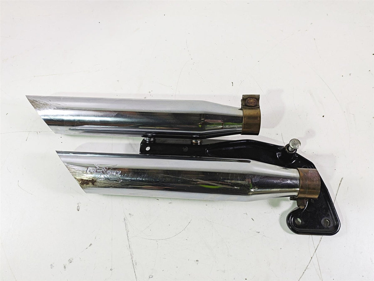 2017 Harley FLS Softail Slim Rc Components 3" SlipOn Exhaust Muffler Set RCXSC18 {{ shop.shopifyCountryName }} - Mototech271