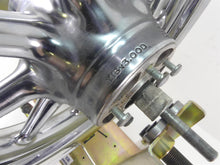 Load image into Gallery viewer, 2007 Harley FLHTCU SE CVO Electra Glide Front 9 Spoke Chrome Wheel 16x3 43539-08 | Mototech271
