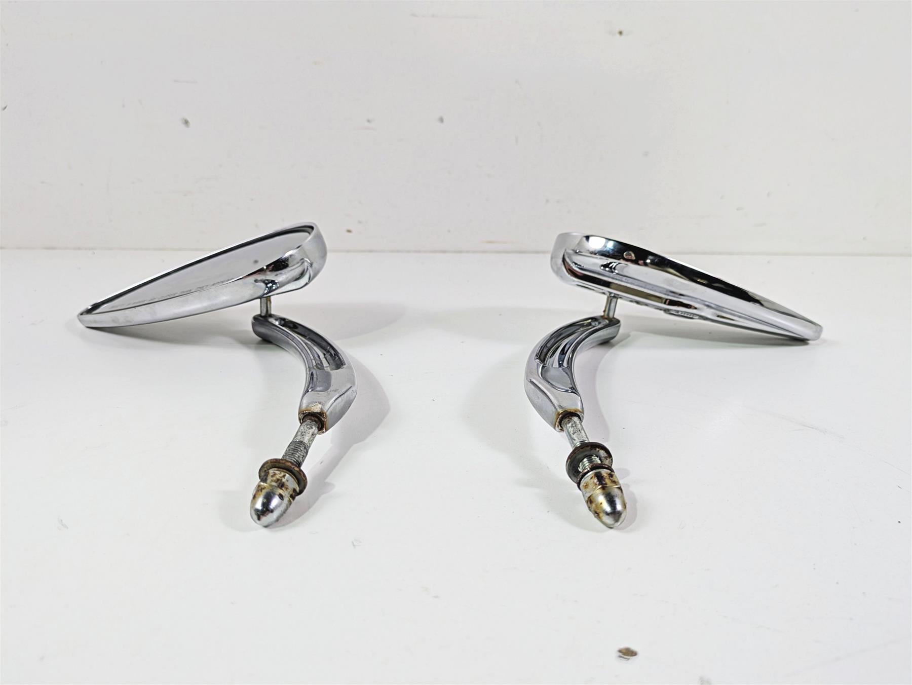2007 Harley Sportster XL1200 C Willie G Skull Teardrop Mirrors 91315-04 {{ shop.shopifyCountryName }} - Mototech271