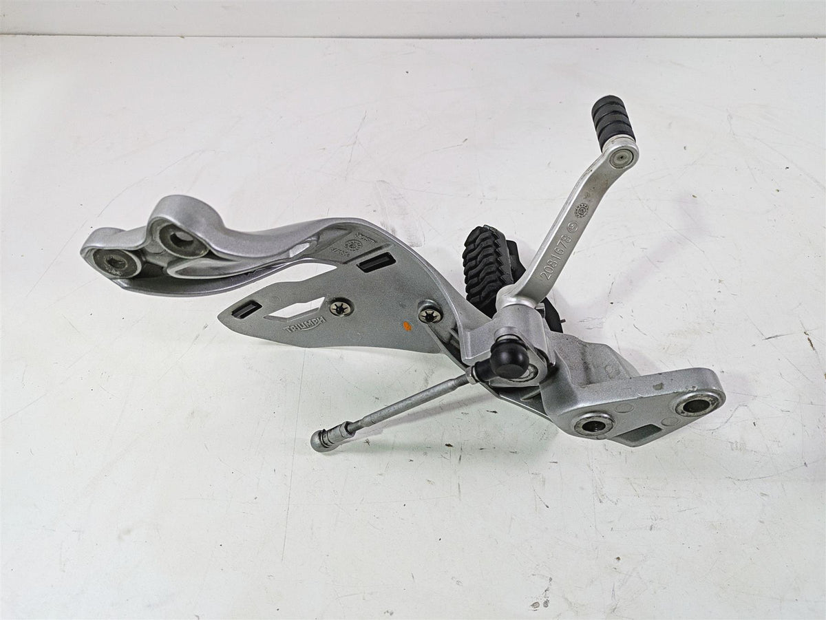 2013 Triumph Tiger 1215 Explorer Left Front Footpeg & Shift Lever T2081079 {{ shop.shopifyCountryName }} - Mototech271
