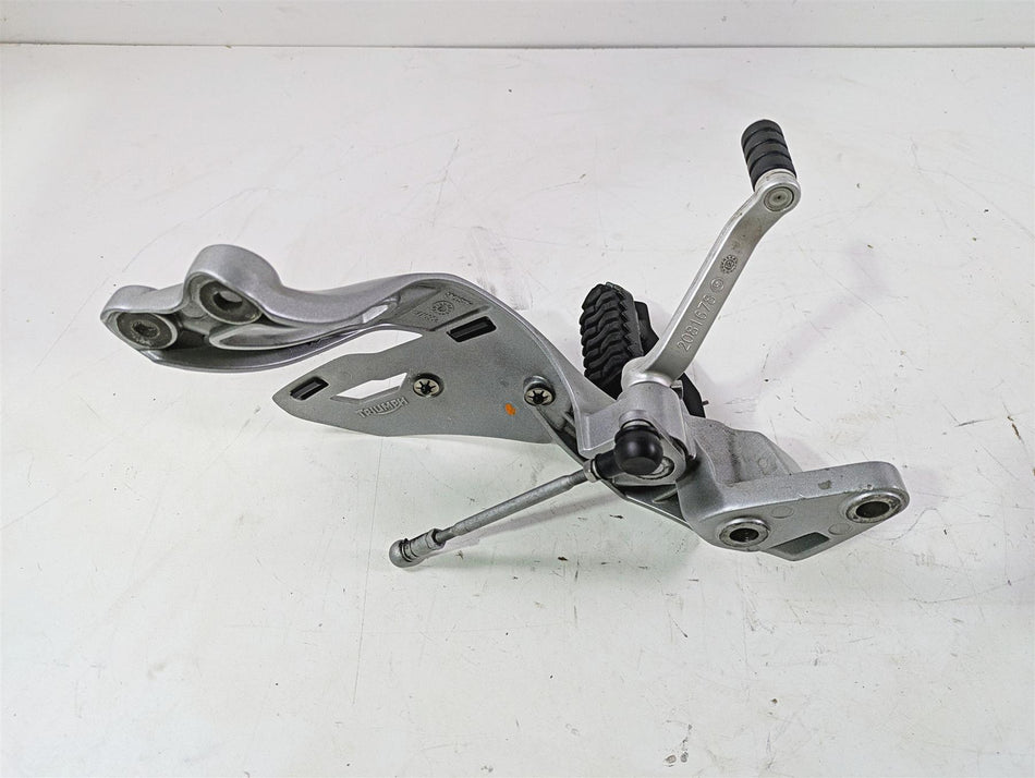 2013 Triumph Tiger 1215 Explorer Left Front Footpeg & Shift Lever T2081079 {{ shop.shopifyCountryName }} - Mototech271