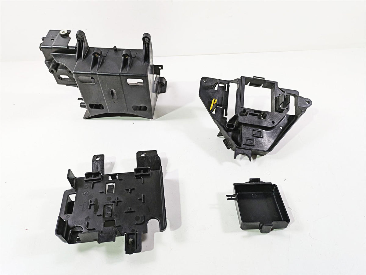 2010 Harley Touring FLHTK Electra Glide Battery Tray Electrical Set 66281-09B {{ shop.shopifyCountryName }} - Mototech271
