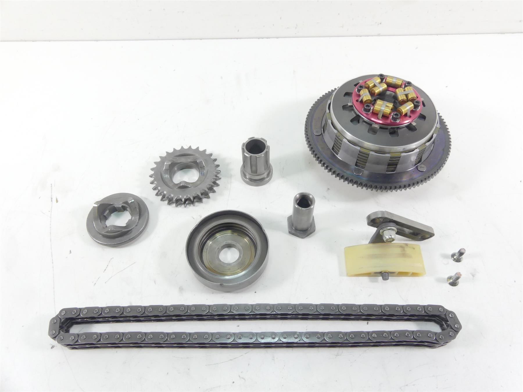 2002 Harley Touring FLHRCI Road King Primary Drive Clutch Set 37802-98B {{ shop.shopifyCountryName }} - Mototech271
