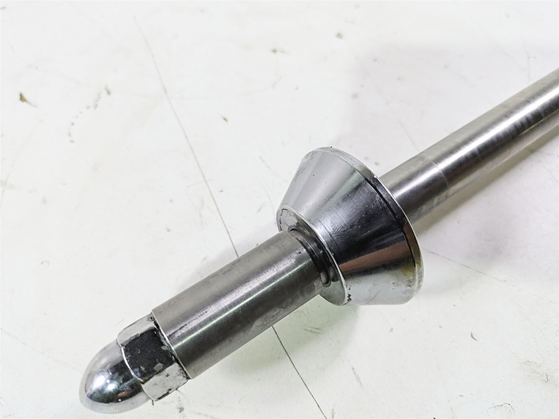 2003 Harley Softail FXSTDI Deuce 100th Front Axle Wheel Spindle 43354-00 {{ shop.shopifyCountryName }} - Mototech271