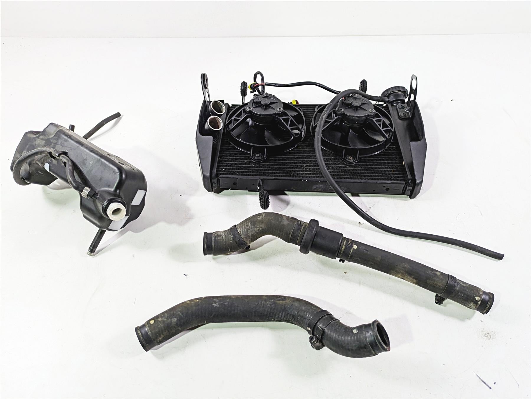 2013 Ducati Hyperstrada 821 Radiator Fans Reservoir Hoses Set -Read 54840981D