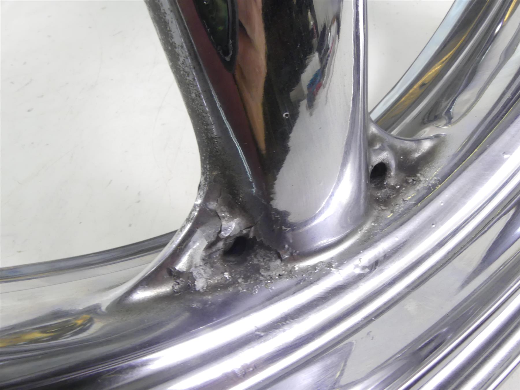 2001 Kawasaki ZX600J2 ZX6R Ninja Front Rear Chrome Wheel Rim Set 41073-1659 {{ shop.shopifyCountryName }} - Mototech271