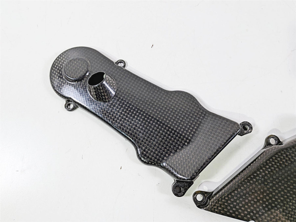 2009 Ducati Hypermotard 1100 S Carbon Fiber Timing Belt Cover 24510851A 24510861-Mototech271