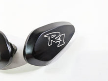 Load image into Gallery viewer, 2008 Yamaha YZF R1 RN19 Aftermarket Black Mirror Delete Caps
