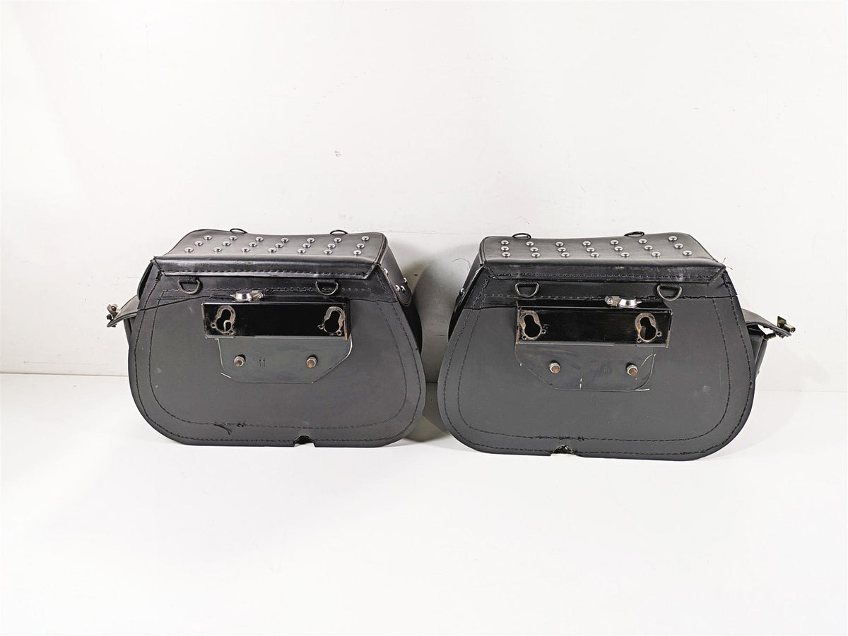 2002 Indian Spirit Deluxe Studded Leather Saddlebag & Mount & Keys Set READ {{ shop.shopifyCountryName }} - Mototech271
