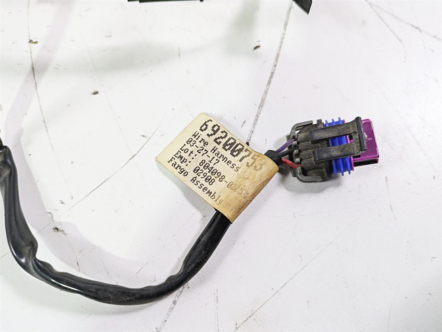 2016 Harley Touring FLTRX Road Glide Front Fairing Wiring Harness Loom 69200122 {{ shop.shopifyCountryName }} - Mototech271
