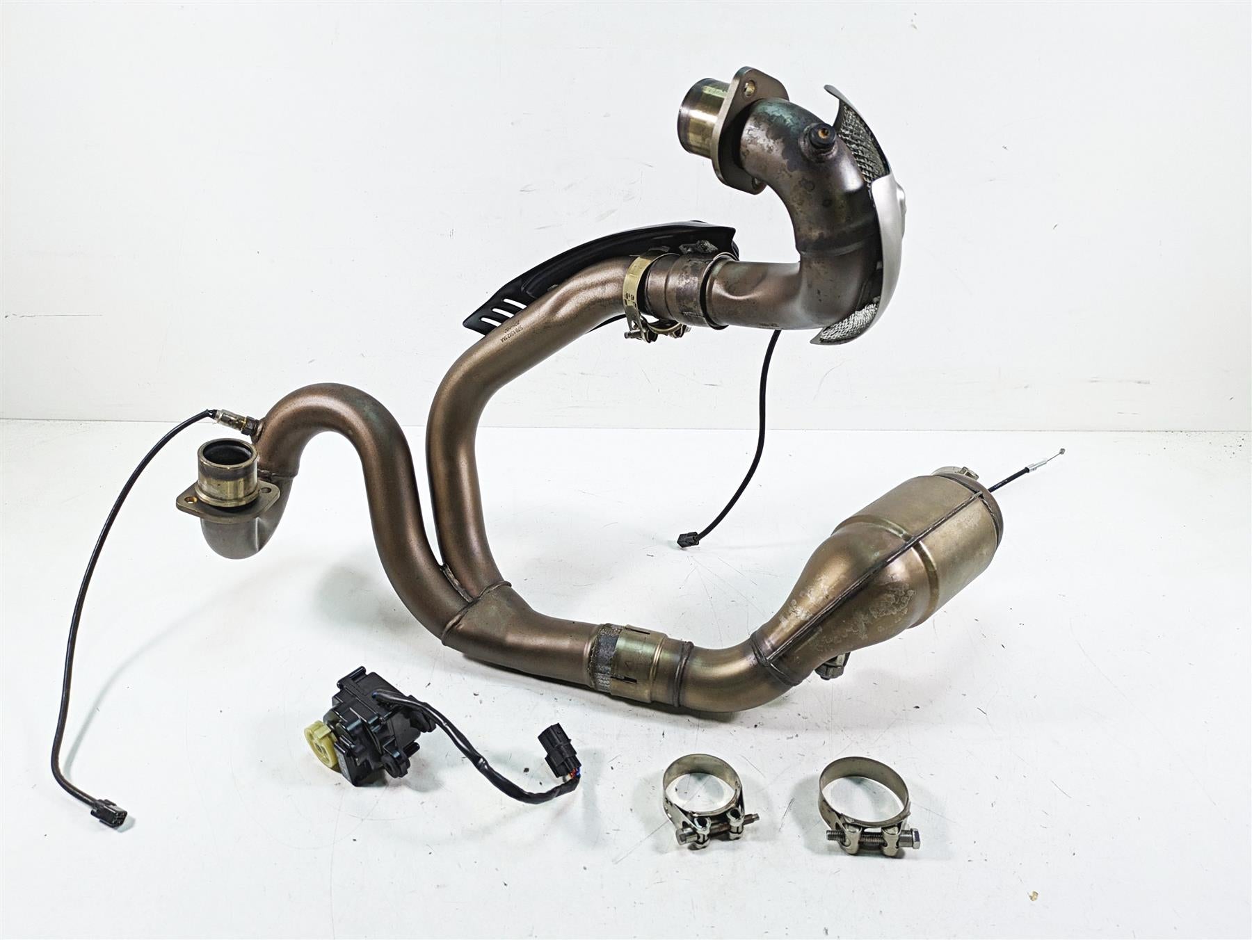 2020 Ducati Scrambler 1100 Sport Pro Exhaust Pipe Header & Actuator 57212081AA | Mototech271