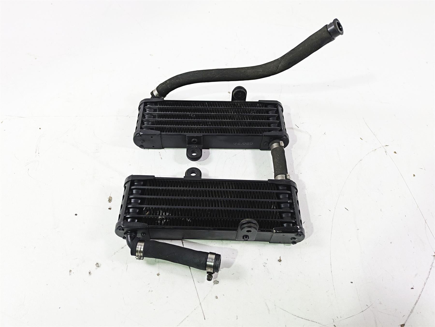 2008 Aprilia RSVR 1000 Factory Oil Cooler & Lines AP8104341 AP8104452 {{ shop.shopifyCountryName }} - Mototech271