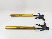 Load image into Gallery viewer, 2014 Yamaha YZFR1 R1 RN22 Front Forks Straight But Rash 1KB-23103-  1KB-23102-
