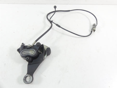 2015 Harley FLS Softail Slim Rear Brake Caliper & Bracket & Line 41300097 {{ shop.shopifyCountryName }} - Mototech271