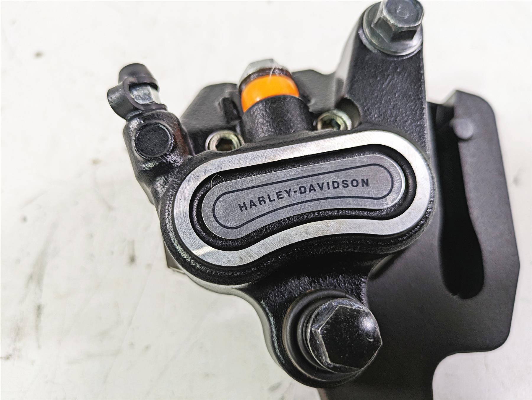 2019 Harley FLHCS Softail Heritage Rear Brake Caliper & Bracket 41300192 {{ shop.shopifyCountryName }} - Mototech271