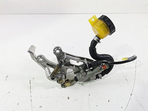 2005 Kawasaki ZX12R Ninja Right Footpeg & Brake Master Cylinder 35063-0069-458