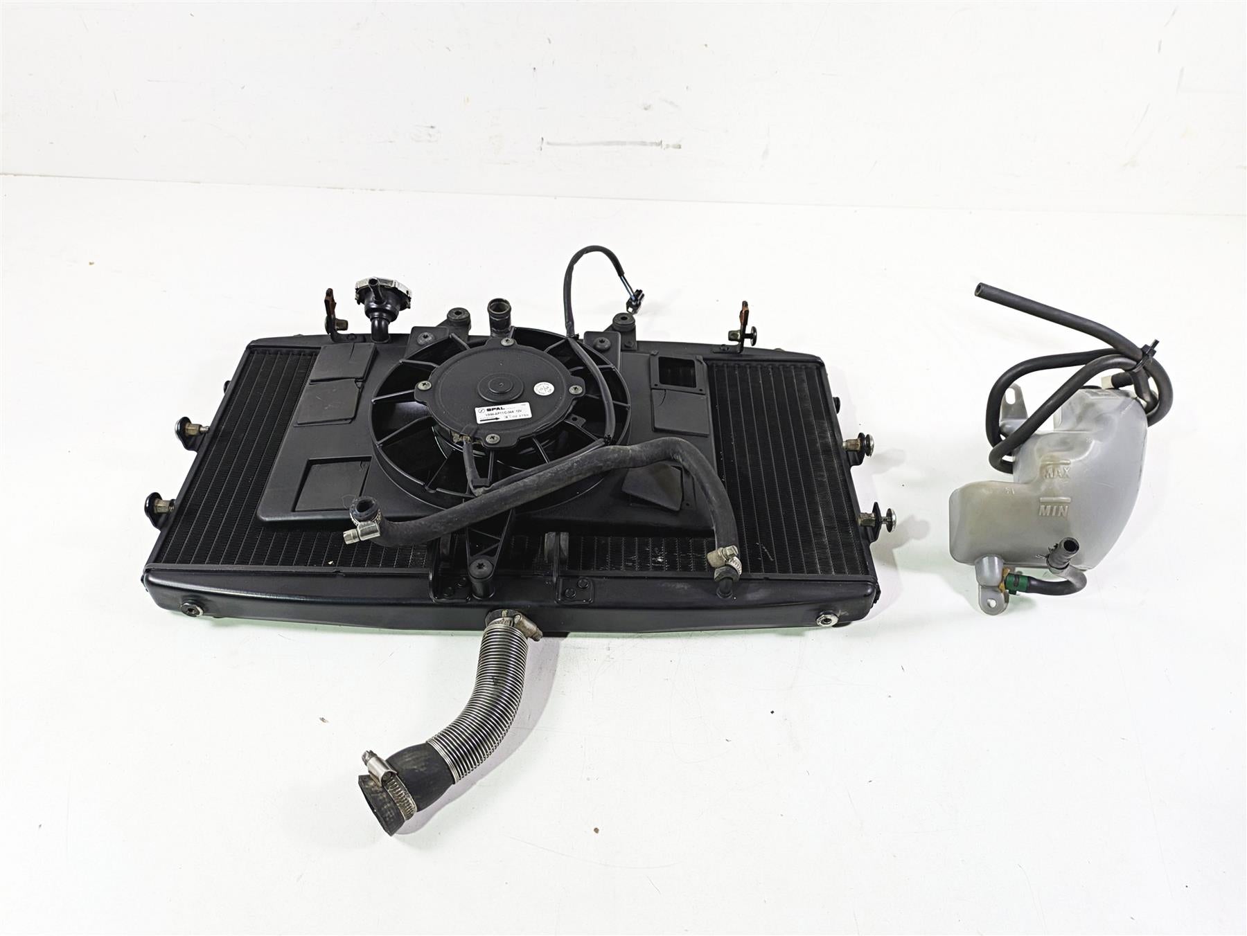 2006 Triumph Rocket 3 Radiator Fan Hoses Reservoir T2108307 | Mototech271