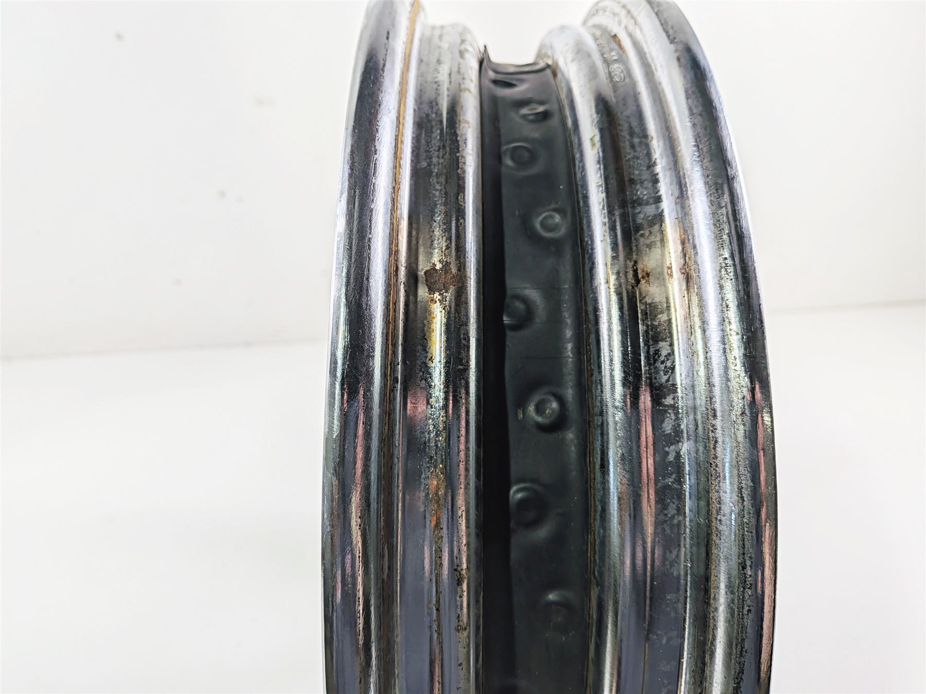 2000 Harley Touring FLHRCI Road King 16x3 Front Wheel Spoke Rim -Runout 40960-00 {{ shop.shopifyCountryName }} - Mototech271