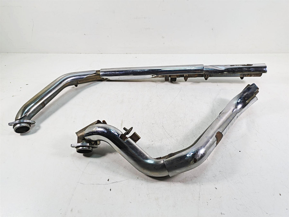 1999 Harley Touring FLHTC Electra Glide Selfmade True Dual Exhaust Headers {{ shop.shopifyCountryName }} - Mototech271