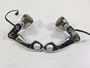 2011 Harley Touring FLTRU Road Glide Front Blinker Turn Signal Set 58460-10 | Mototech271