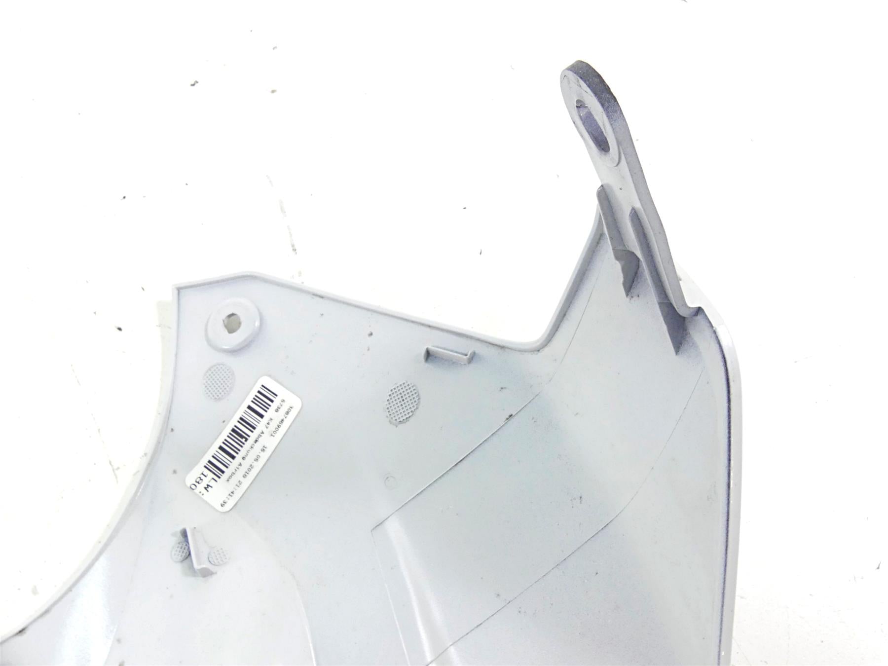 2018 BMW S1000RR K46 Fuel Tank Front Cover Fairing Plastic White 46638540863 {{ shop.shopifyCountryName }} - Mototech271